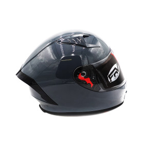 Grauer FRV-Integralhelm (Größe S bis XL)