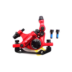 Etrier de frein Xtech rouge pour trottinette électrique - Wattiz