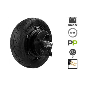 48V and 52V compatible Z8 motor with solid tyre