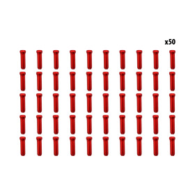 Boite arrets cables x50 pcs rouge pour trottinette électrique - Wattiz
