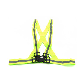 Gilet signalisation bandes reflechissantes vert pour trottinette électrique - Wattiz