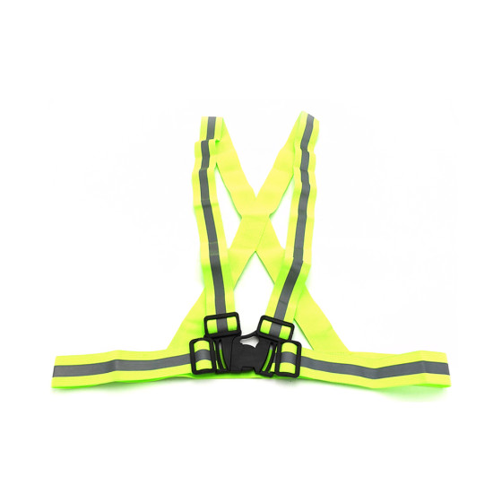 Gilet signalisation bandes reflechissantes vert pour trottinette électrique - Wattiz