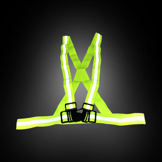 Gilet signalisation bandes reflechissantes vert pour trottinette électrique - Wattiz