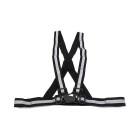 Gilet signalisation bandes reflechissantes - noir pour trottinette électrique - Wattiz