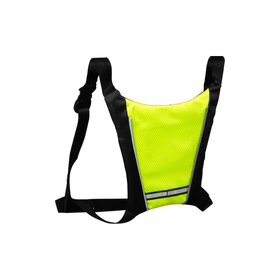 Gilet signaletique LED avec telecommande couleur jaune pour trottinette électrique - Wattiz