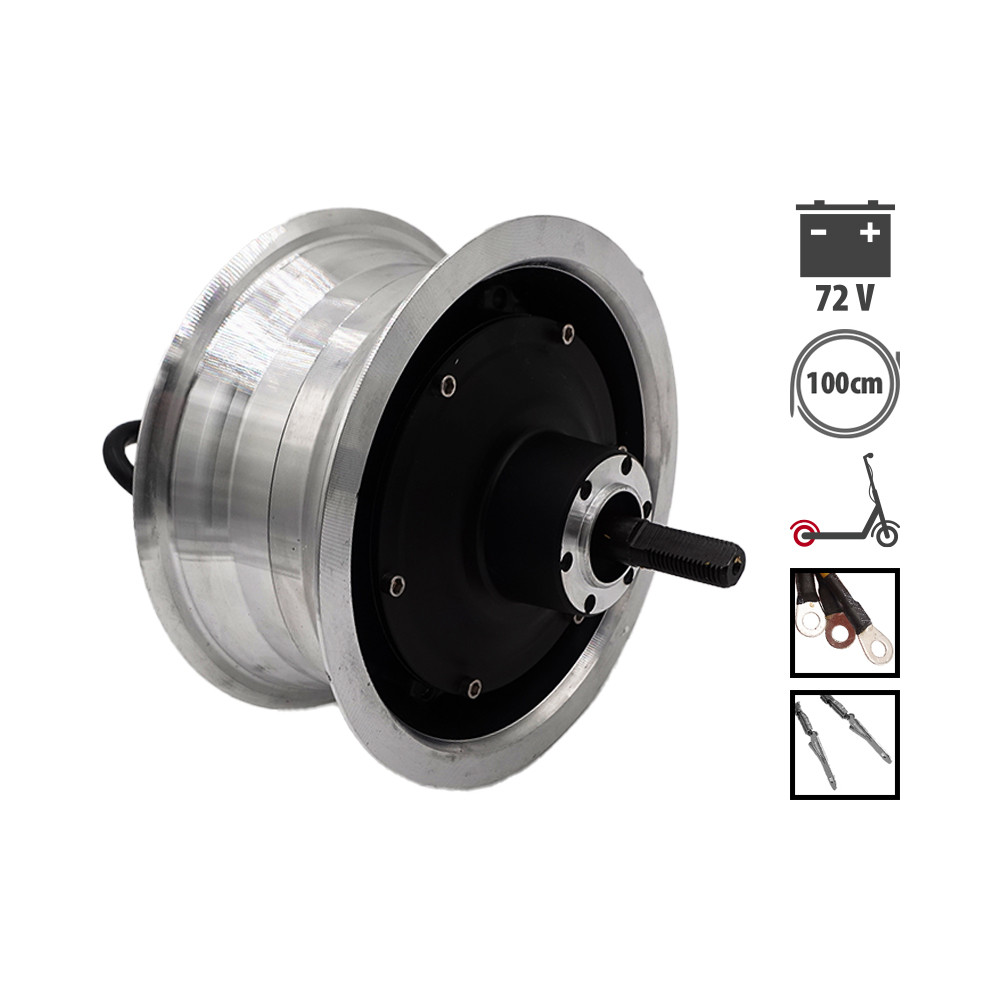 Motor de buje trasero 72V 2000W con llanta VSETT 11+