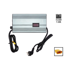 Chargeur 72v-84V Reglable 1-20 A Prise XT90 pour trottinette électrique - wattiz