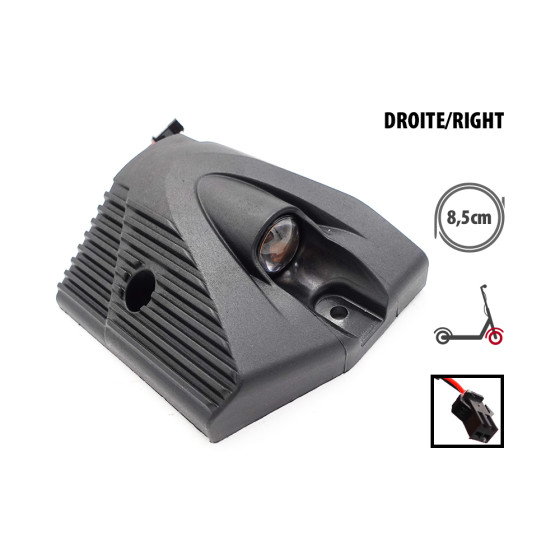 Cache plastique et LED avant droite Kukirin G2 Master pour trottinette électrique - Wattiz