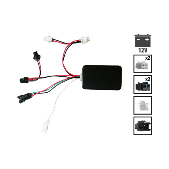 Convertisseur V2 12V pour éclairage Z8 Z9 Z10 pour trottinette électrique - Wattiz