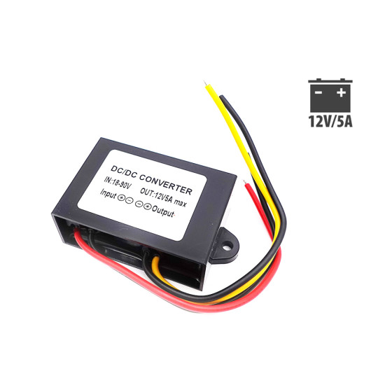 Convertisseur tension DC (12V-5A) pour trottinette électrique - wattiz