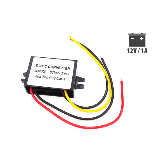 Convertisseur tension DC (12V-1A) pour trottinette électrique - wattiz