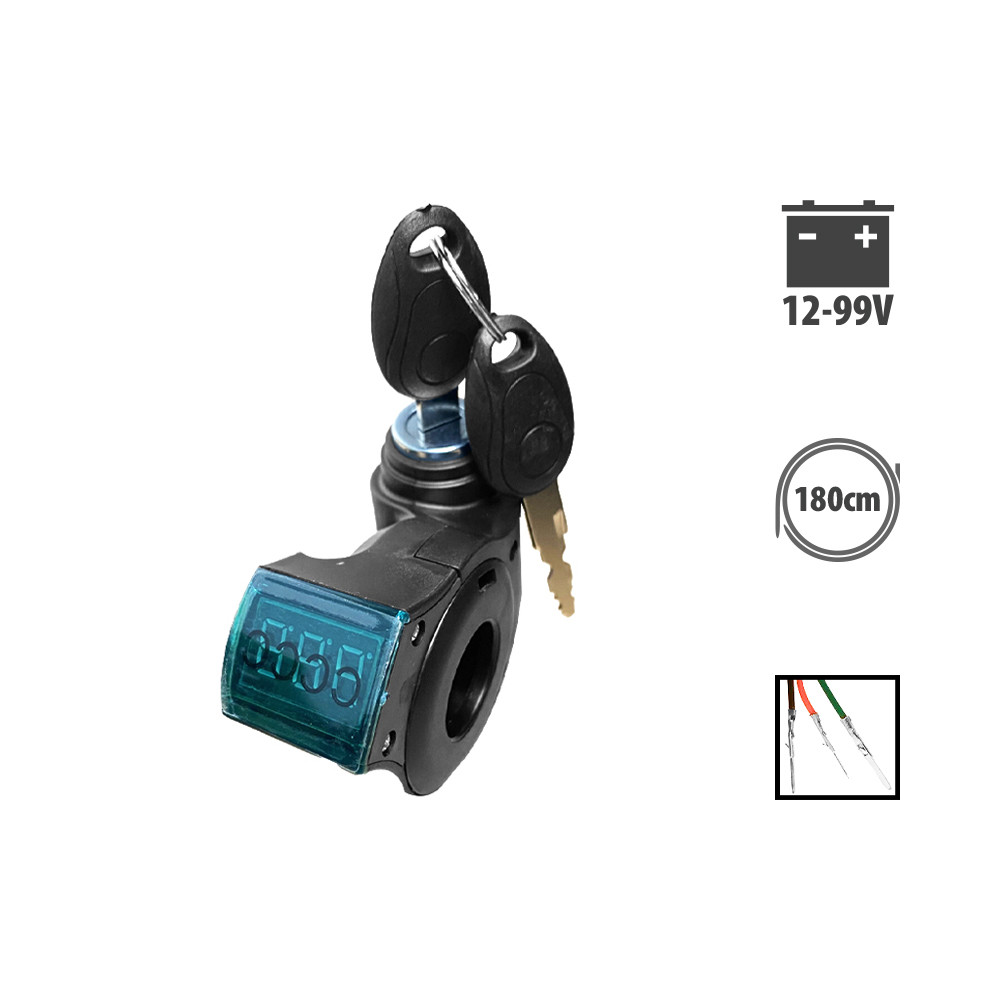 Schlüsselschalter mit Spannungsanzeige