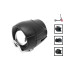 Lampe LED et klaxon avant noir pour trottinette électrique - wattiz