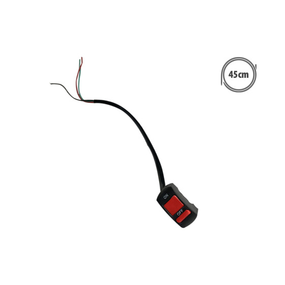 Contacteur on/off 3 câbles à souder pour trottinette électrique - wattiz