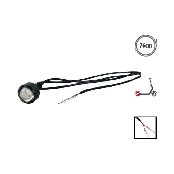 LED arrière pour Z (bout épais) pour trottinette électrique - Wattiz
