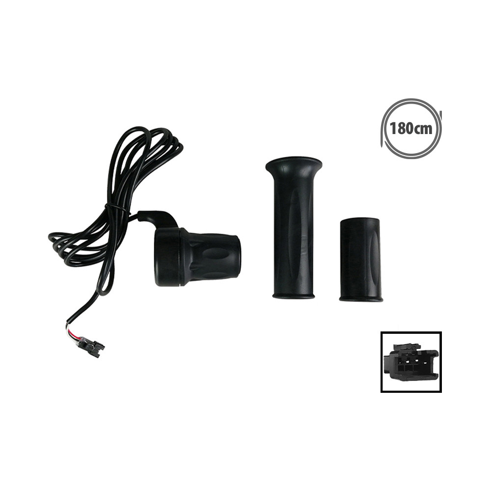 Accelerator handlebar for balance bike JST connector