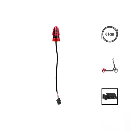 LED arriere Etwow 2 fils pour trottinette électrique - wattiz