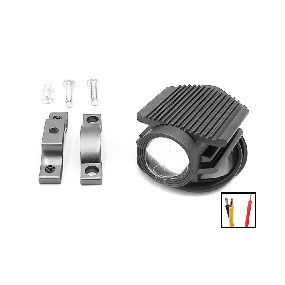 LED-Scheinwerfer grau