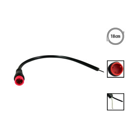 Conector estanco de 2 pines macho