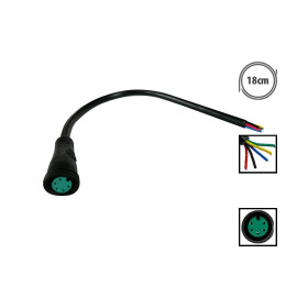 Connecteur étanche 5 pins femelle pour trottinette électrique - wattiz