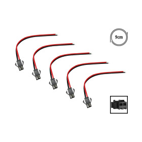 Câble prise JST 2 pin femelle x5 pour trottinette électrique - wattiz