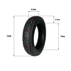 Pneu 9.5x2 renforcé Xuancheng pour Xiaomi M365 & Pro pour trottinette électrique - wattiz