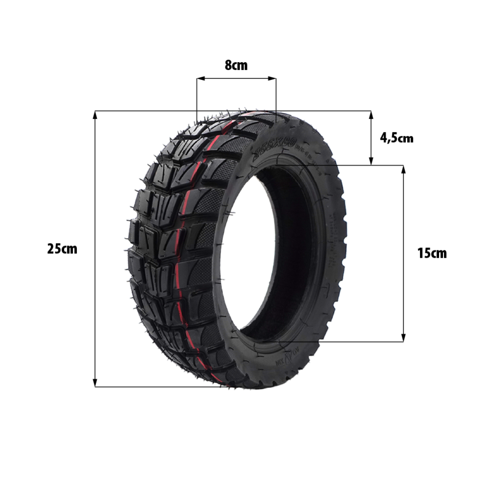 80/65-6 offroad tire Zero 10X Kaabo