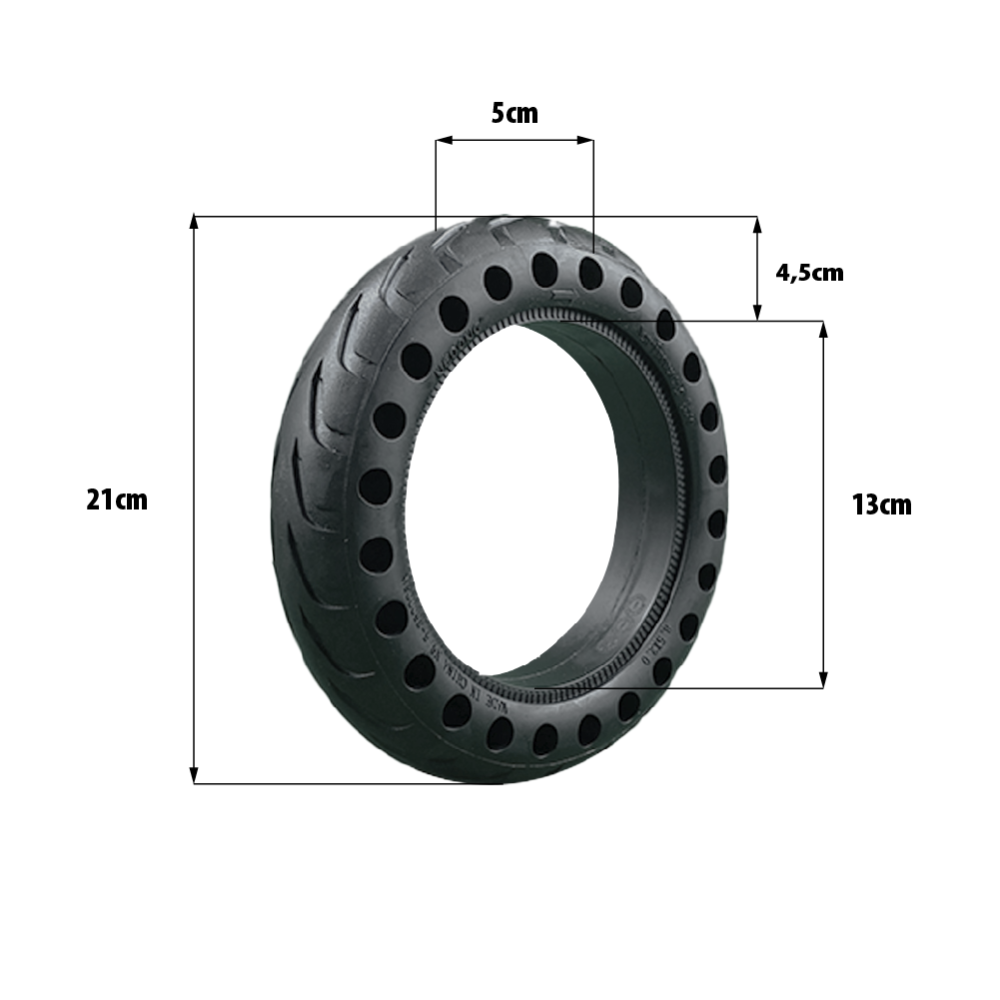 Inokim Light 1 & 2 front Zero 8 & 9 solid tyre