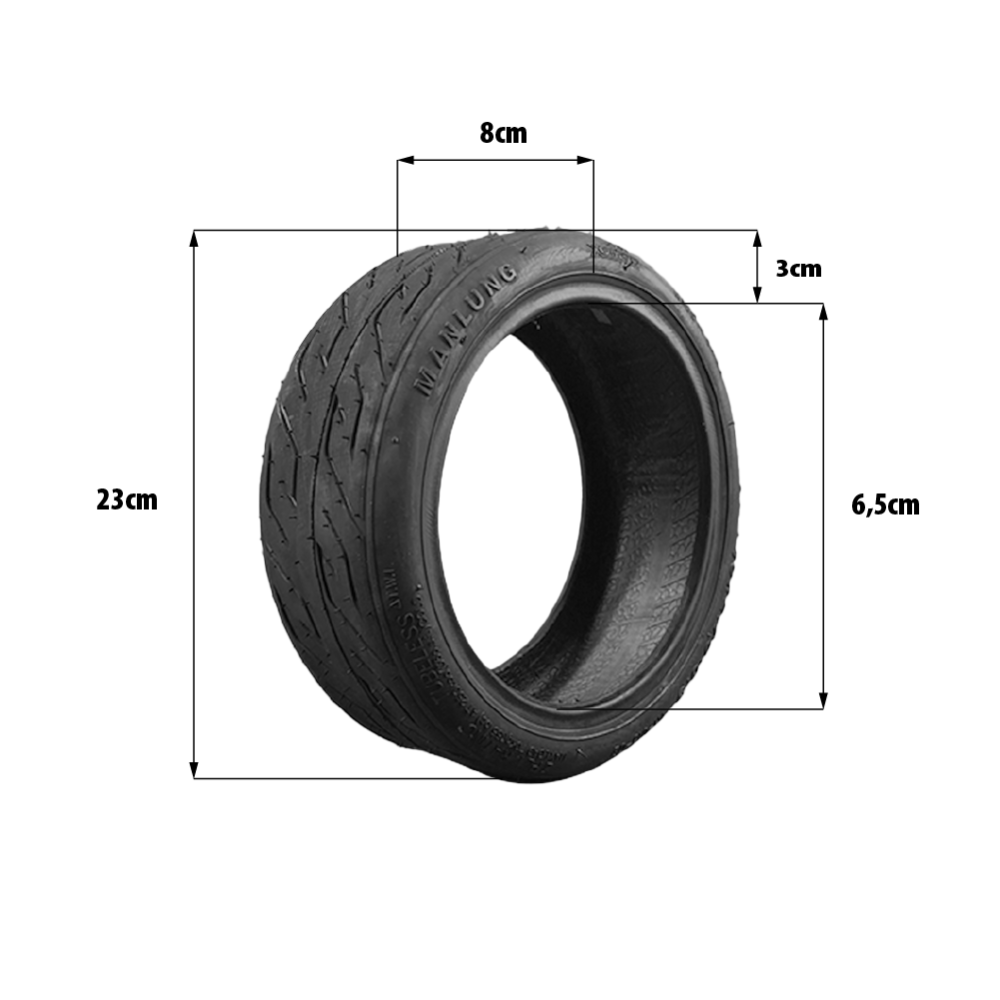 Neumático Tubeless reforzado Smartgyro Speedway 5 Dt3 10X2.70-6.5