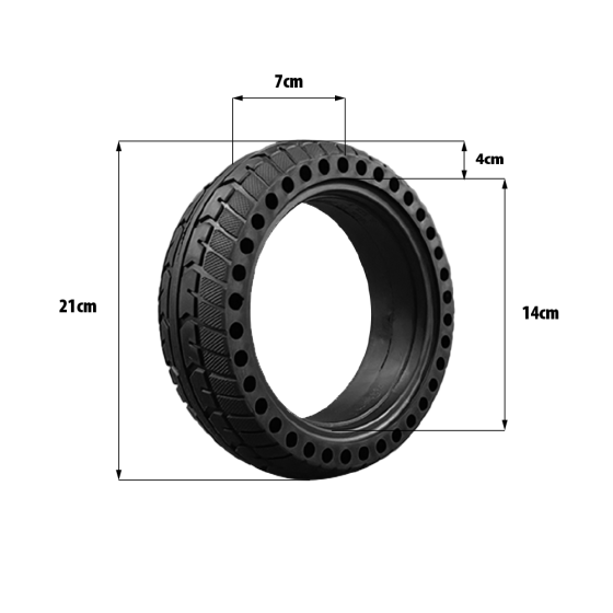 Pneu plein pour Dualtron mini pour trottinette électrique - wattiz