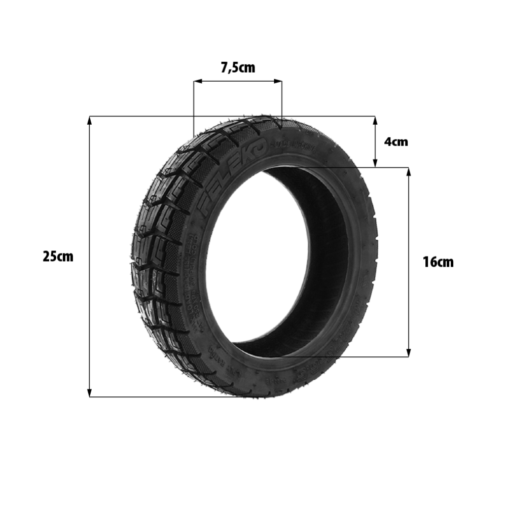 Neumático sin cámara 10x2.75-6.5 Speedway 5 Dt3 Urbanglide E-Cross semi offroad