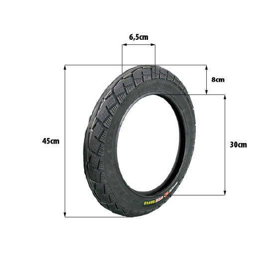 Pneu gyroroue 16x3.0 Chaoyang pour trottinette électrique - wattiz