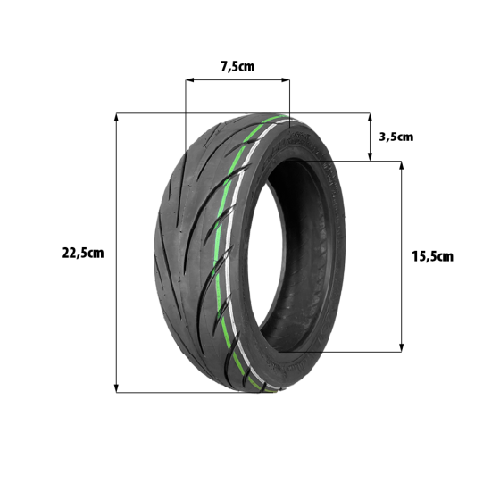 Pneu 9,5x2.5 CST tubeless Niu KQi3 pour trottinette électrique - wattiz