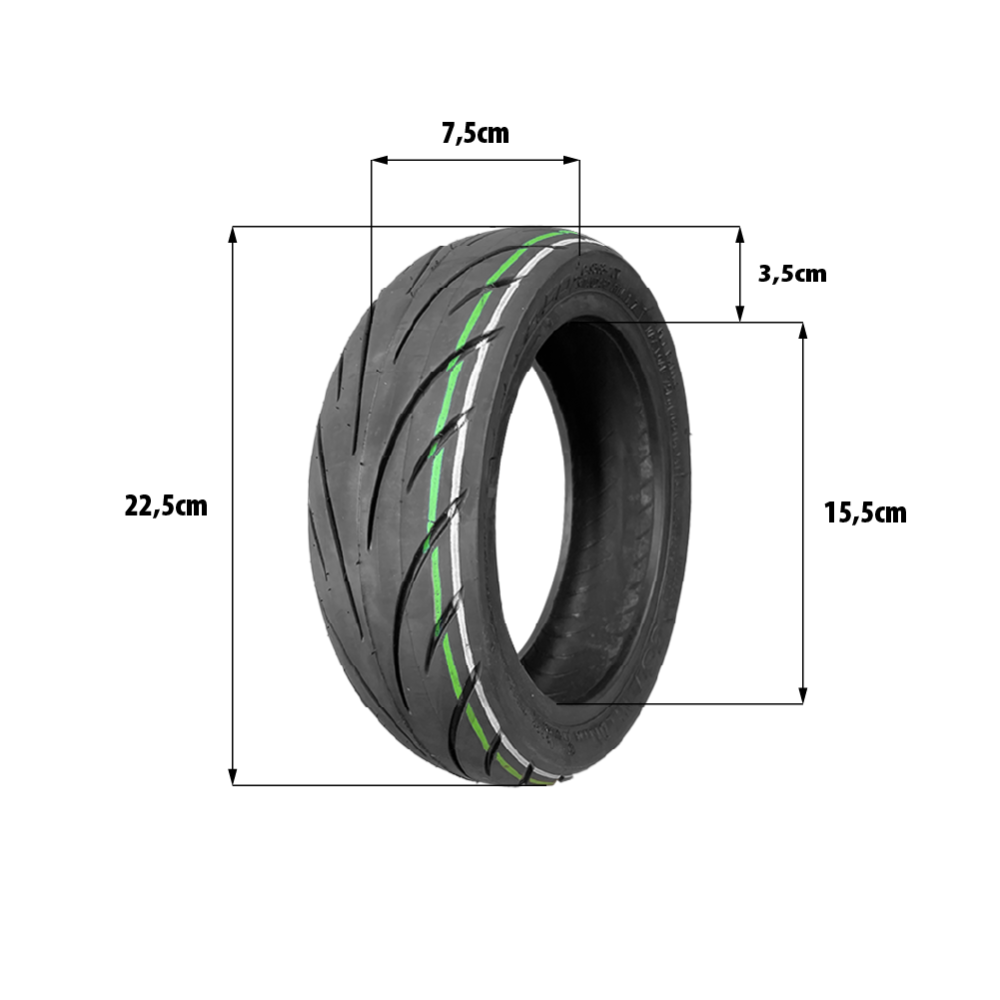 9.5x2.5 CST tubeless Niu KQi3 tyre