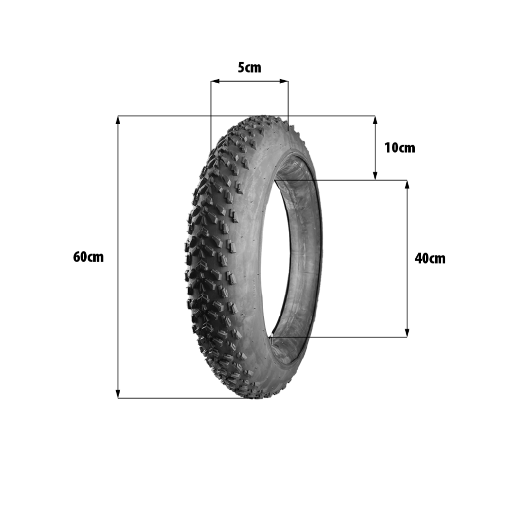 Neumático Fat Bike 24x4.0