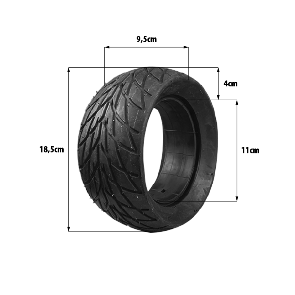 Hero S8 200x90 solid tyre