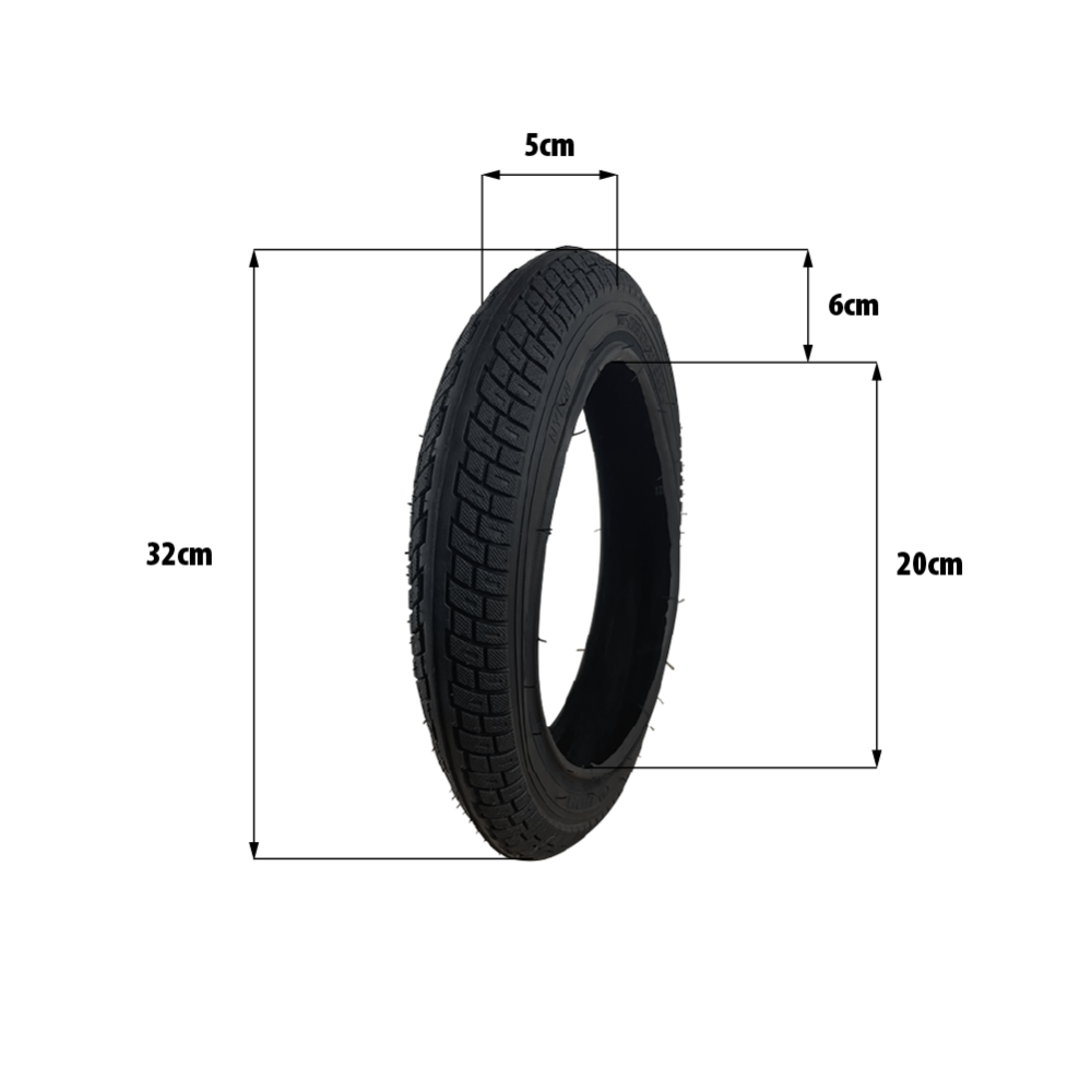 Draisienne tyre 12.5 x 1.75 2 1/4