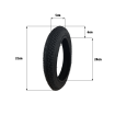 Draisienne tyre 12.5 x 1.75 2 1/4