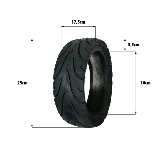 Pneu CST 10x2.70-6.5 tubeless pour trottinette électrique - wattiz