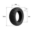 Pneu 100/55-6.5 tubeless pour trottinette électrique - wattiz