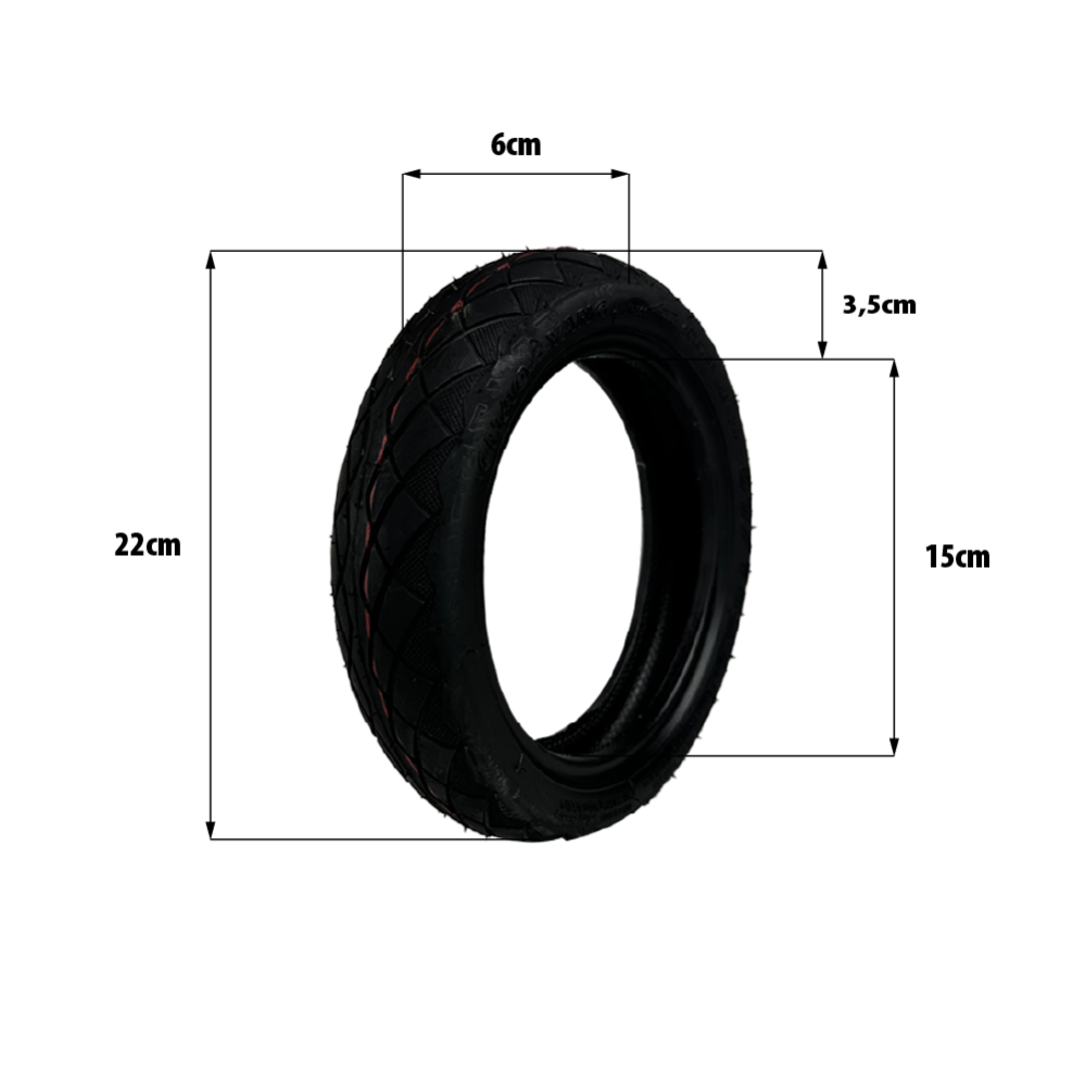CHAOYANG 8,5x2 Tubeless-Reifen mit Pannenschutzband