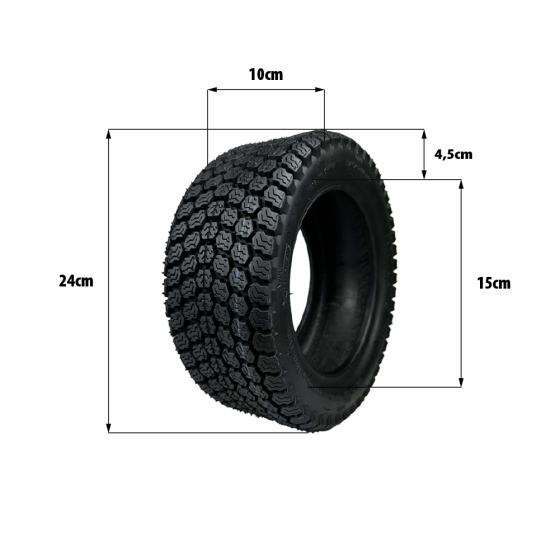 Pneu 100/55-6 Teverun Supreme pour trottinette électrique  - wattiz