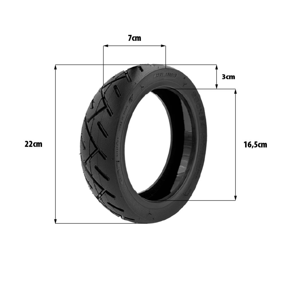 Reifen 250x64 Gel Pannenschutz Xiaomi 4 Ultra Navee S65