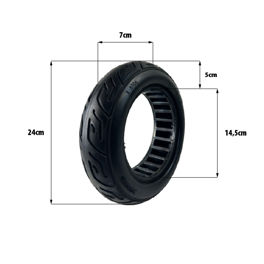 Full road tyre 10x2.70-6.5