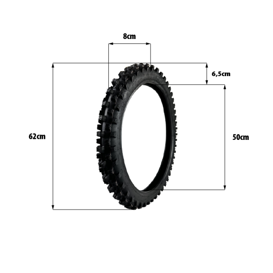 Pneu 70/100-19 Sur Ron pour trottinette électrique - wattiz