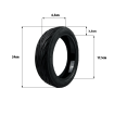 Reifen 60/65-6.9 mit Gel Ninebot G2 Hinterrad