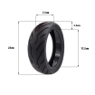 10.5x2.75 tubeless road tyre with puncture-proof gel Ninebot P65 P100
