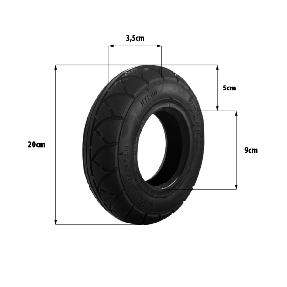 Reifen 200x50 -94mm Speedway Mini4