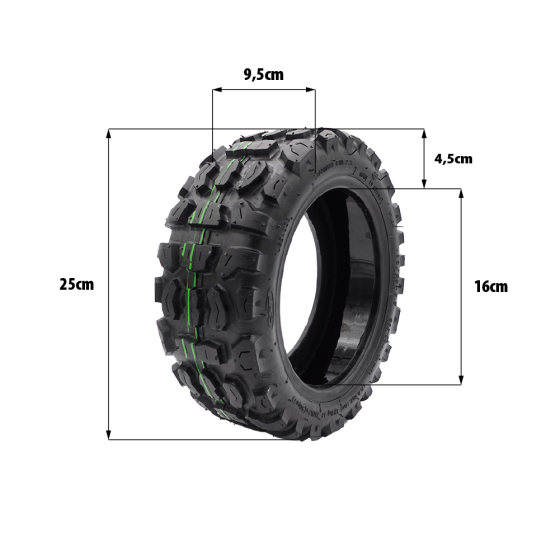 Pneu 90/65-6.5 offroad CST gel anti crevaison pour trottinette électrique - wattiz