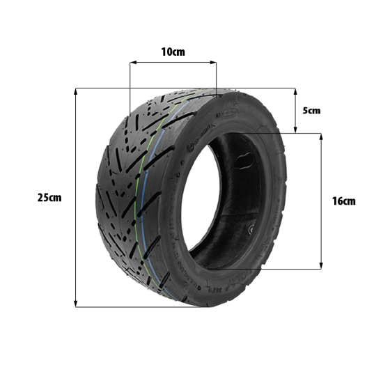 Pneu 90/65-6.5 route CST pour trottinette électrique - wattiz